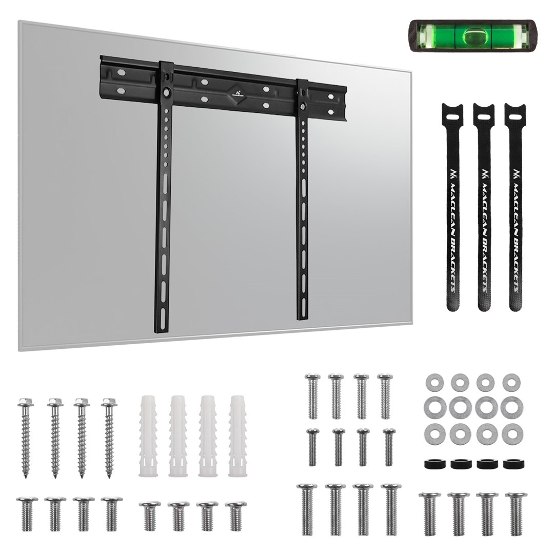 Maclean ultra flat wall mount for TV, 40-85", max VESA 600x400, load up to 80kg, MC-123 Maclean ultra flat wall mount for TV, 40-85", max VESA 600x400, load up to 80kg, MC-123