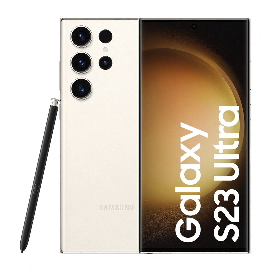 Samsung Galaxy S23 Ultra SM-S918B 17.3 cm (6.8") Dual SIM Android 13 5G USB Type-C 8 GB 256 GB 5000 mAh Cream Samsung Galaxy S23 Ultra SM-S918B 17.3 cm (6.8") Dual SIM Android 13 5G USB Type-C 8 GB 256 GB 5000 mAh Cream
