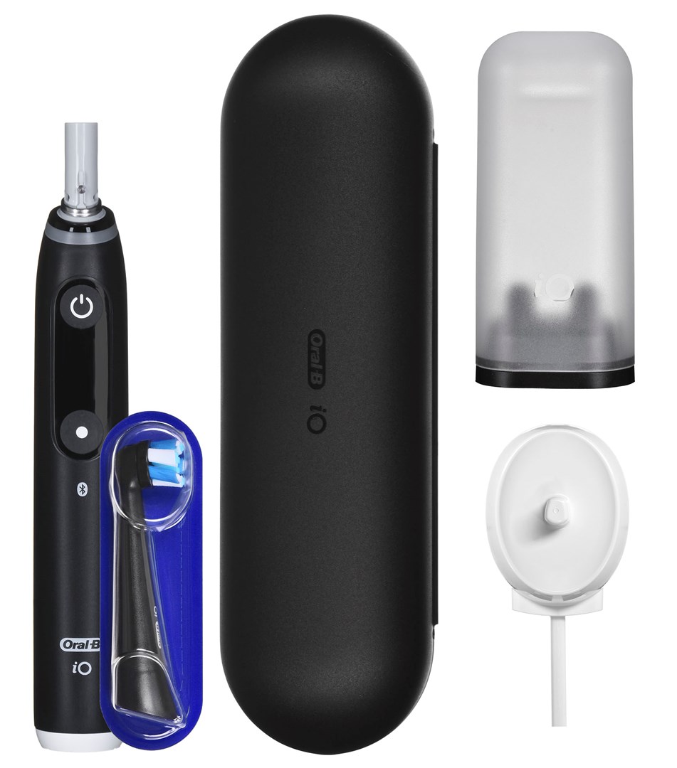 BRAUN ORAL-B ELECTRIC TOOL IO 6N BLACK ONYX black BRAUN ORAL-B ELECTRIC TOOL IO 6N BLACK ONYX black