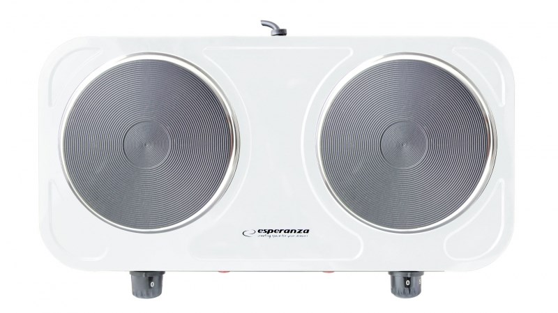 Esperanza COTOPAXI White Countertop Sealed plate 2 zone(s) Esperanza COTOPAXI White Countertop Sealed plate 2 zone(s)
