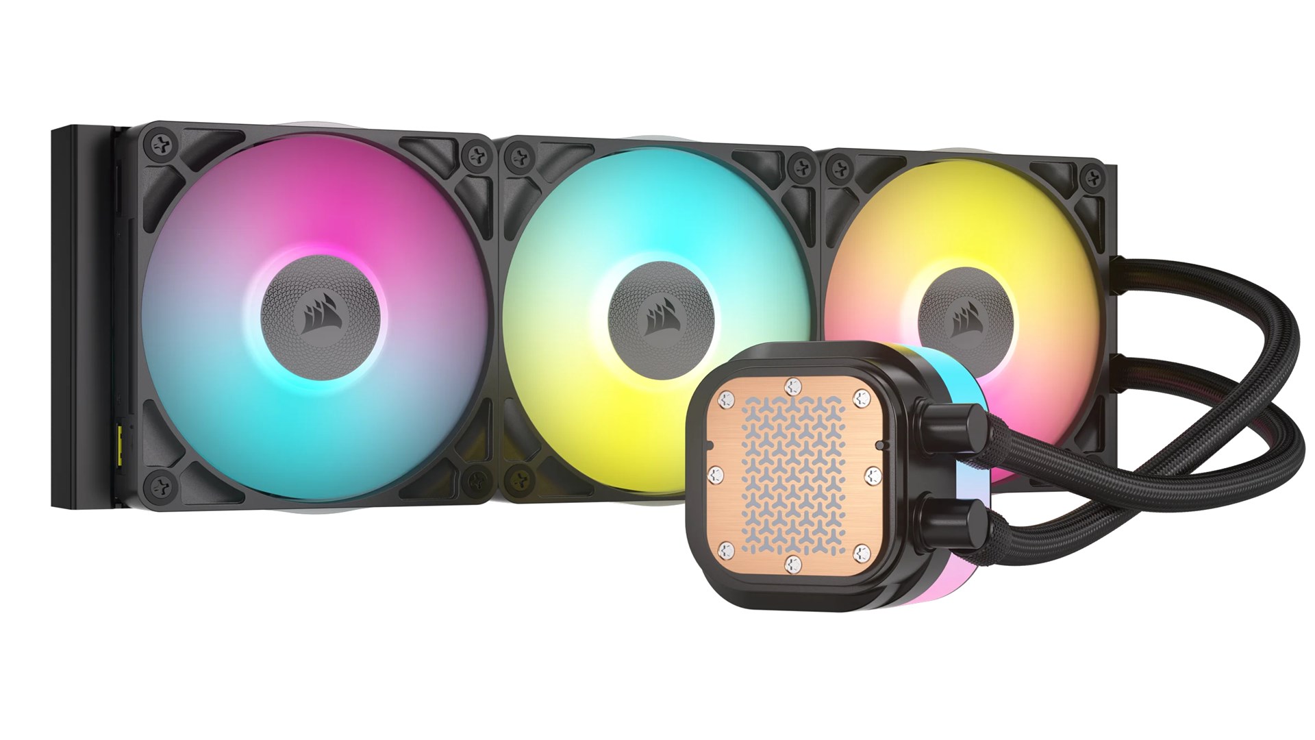 Corsair iCUE LINK TITAN RX RGB Processor All-in-one liquid cooler 12 cm Black 1 pc(s) Corsair iCUE LINK TITAN RX RGB Processor All-in-one liquid cooler 12 cm Black 1 pc(s)