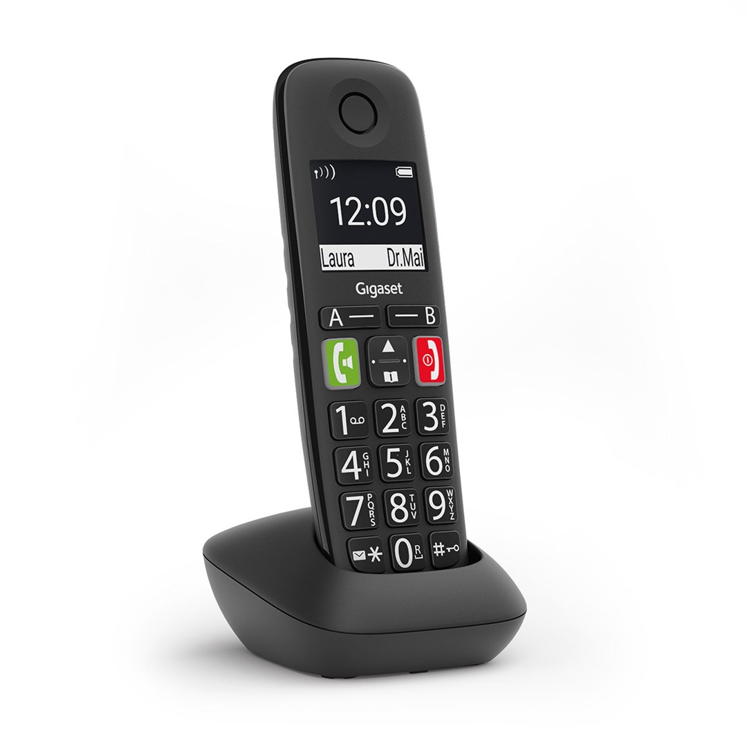 Gigaset E290HX DECT telephone Black Gigaset E290HX DECT telephone Black