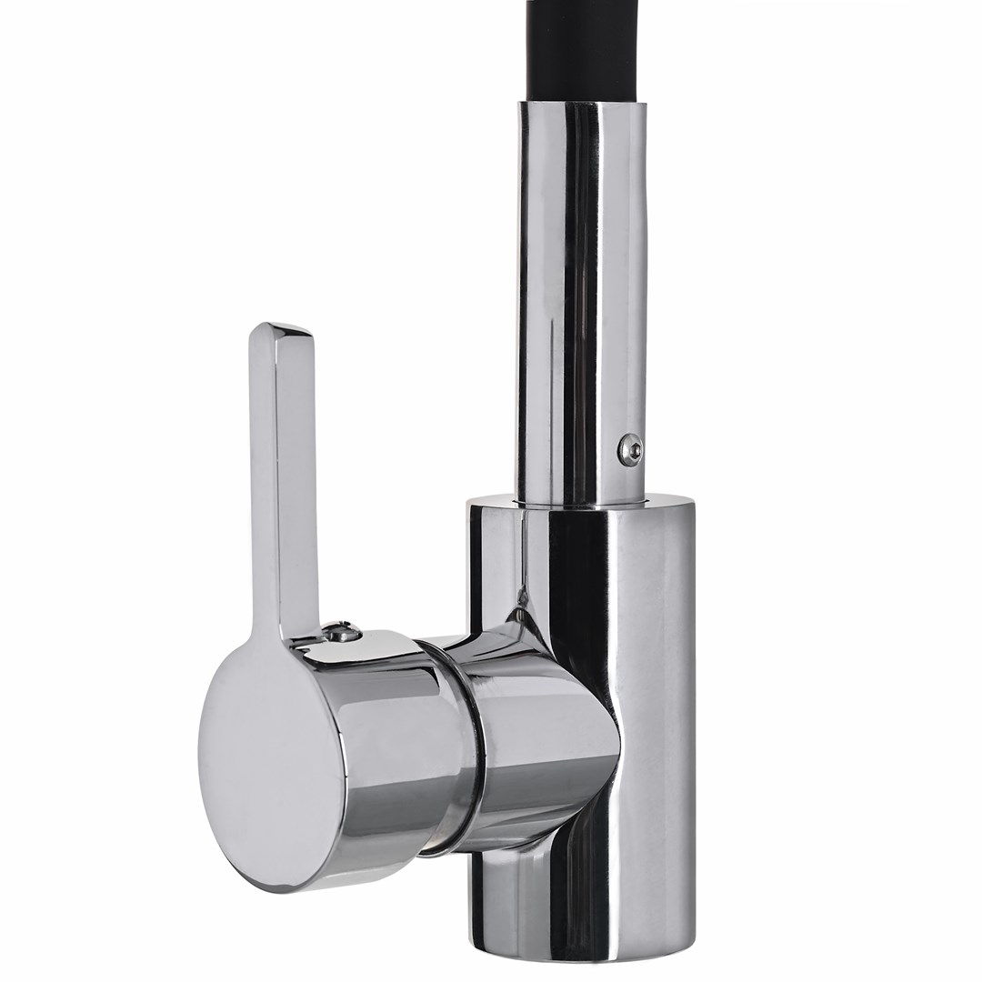 PYRAMIS 090919638 kitchen faucet Black, Chrome PYRAMIS 090919638 kitchen faucet Black, Chrome