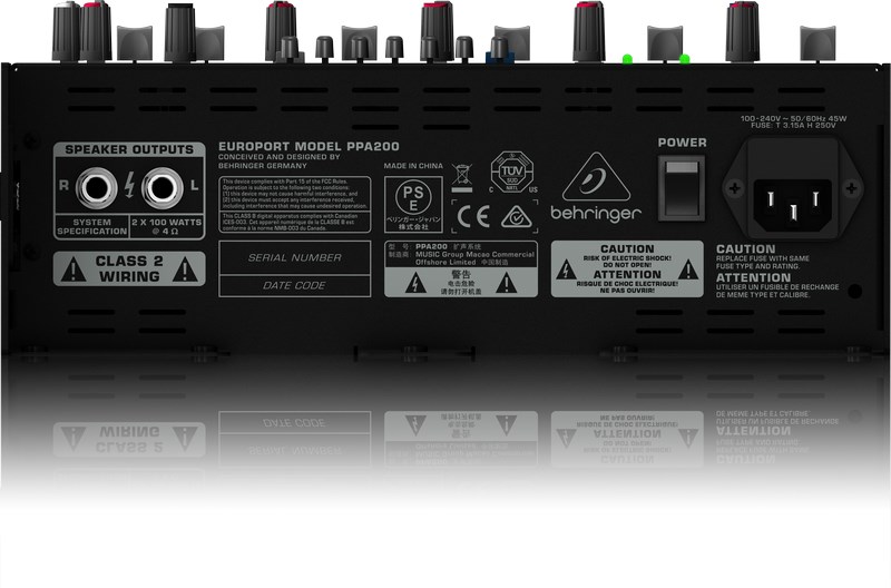 Behringer PPA200 Public Address (PA) speaker Behringer PPA200 Public Address (PA) speaker