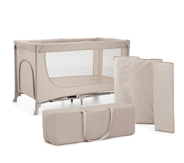 Kinderkraft Joy 2 travel cot, beige Kinderkraft Joy 2 travel cot, beige