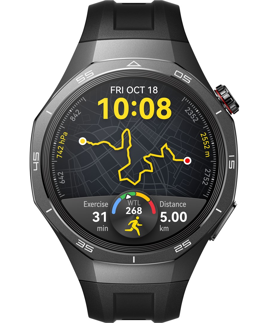 Huawei WATCH GT 5 Pro 46mm | Smart watch | GPS (satellite) | AMOLED | 1.43 inches | Black Huawei WATCH GT 5 Pro 46mm | Smart watch | GPS (satellite) | AMOLED | 1.43 inches | Black
