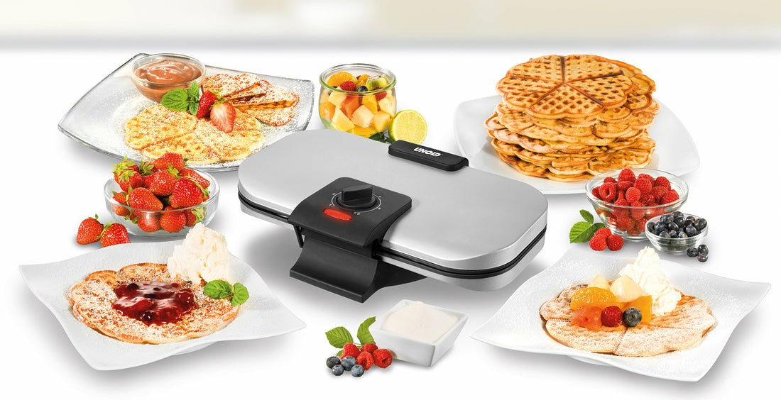 Unold 48241 waffle iron 2 waffle(s) 1300 W Black, Silver Unold 48241 waffle iron 2 waffle(s) 1300 W Black, Silver