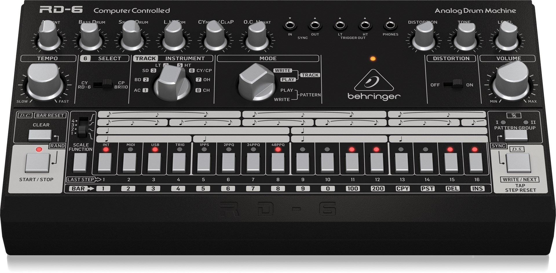 Behringer RD-6-BK rhythm & drum machine Behringer RD-6-BK rhythm & drum machine