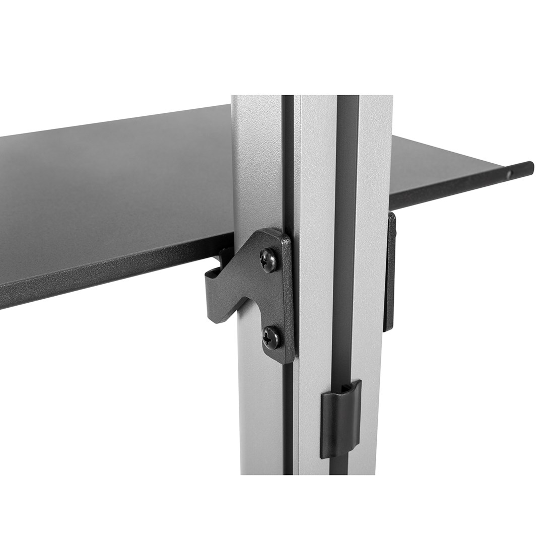 Telescopic TV holder, ceiling and floor with shelf Maclean MC-791N 37 "-70", max. 30 kg Telescopic TV holder, ceiling and floor with shelf Maclean MC-791N 37 "-70", max. 30 kg