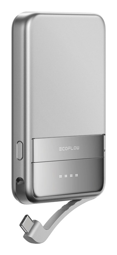 EcoFlow EF-RAPID5000-EU power bank Lithium-Ion (Li-Ion) 5000 mAh Wireless charging Silver EcoFlow EF-RAPID5000-EU power bank Lithium-Ion (Li-Ion) 5000 mAh Wireless charging Silver