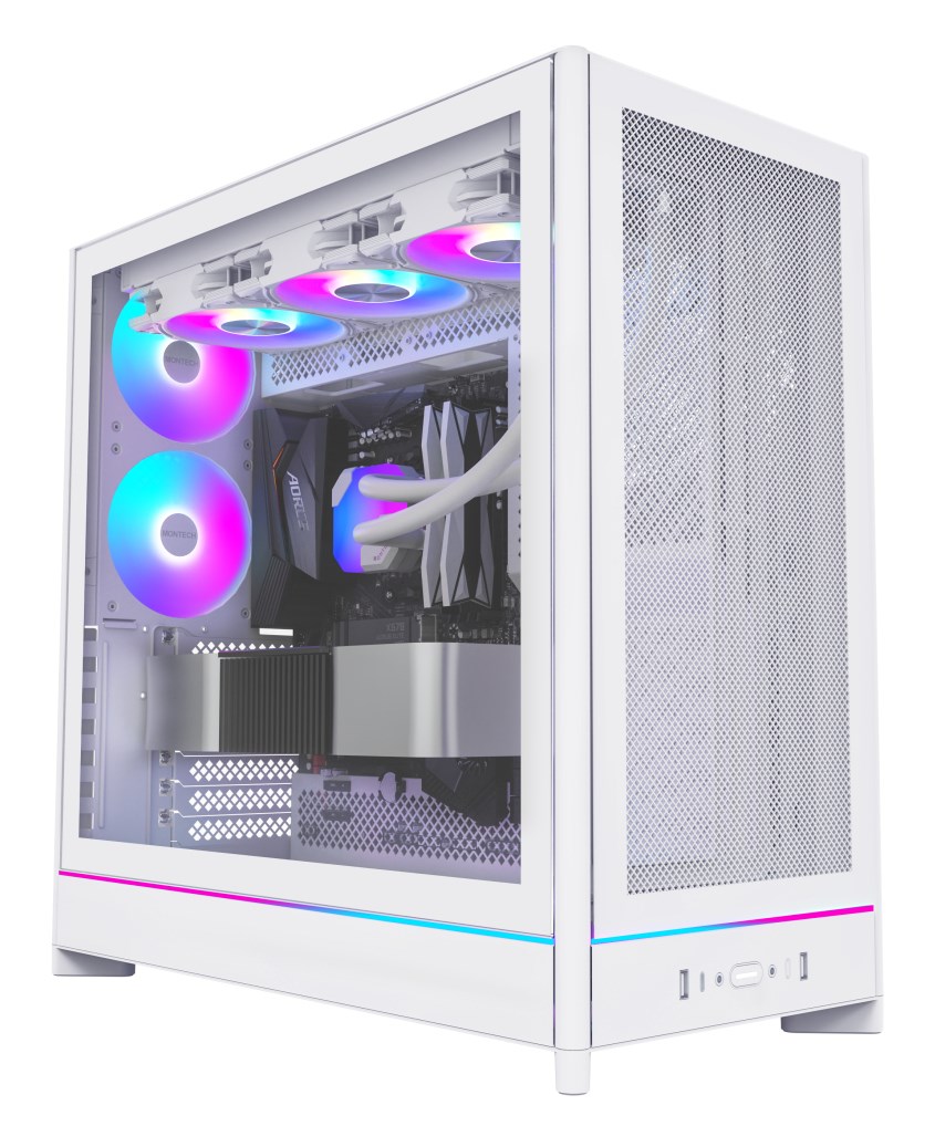 Montech HS01 PRO Midi Tower White Montech HS01 PRO Midi Tower White