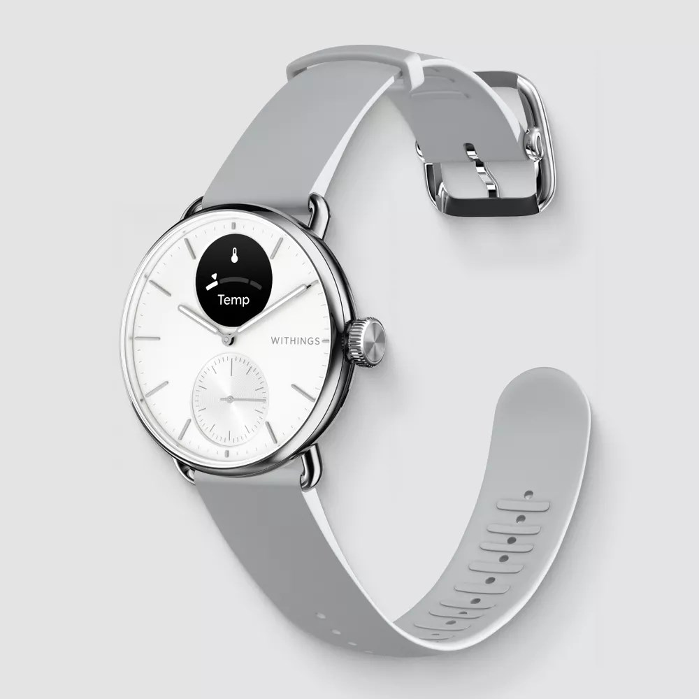 Withings ScanWatch 2 1.6 cm (0.63") OLED 38 mm Hybrid Stainless steel Withings ScanWatch 2 1.6 cm (0.63") OLED 38 mm Hybrid Stainless steel