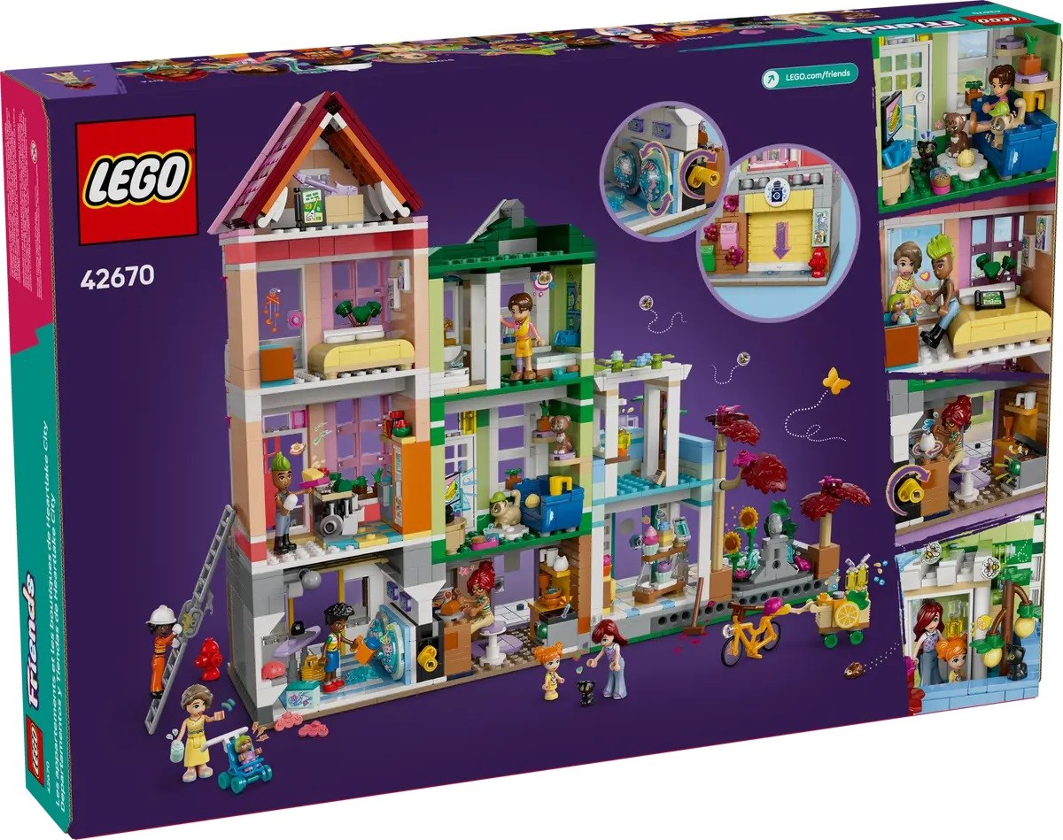 LEGO FRIENDS 42670 Heartlake City Apartments and Stores LEGO FRIENDS 42670 Heartlake City Apartments and Stores
