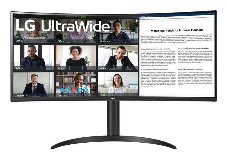 LG 34WR55QK-B computer monitor 86.4 cm (34") 3440 x 1440 pixels Wide Quad HD Black LG 34WR55QK-B computer monitor 86.4 cm (34") 3440 x 1440 pixels Wide Quad HD Black