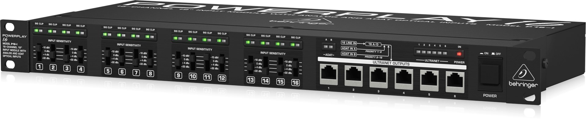 Behringer P16-I audio mixer 16 channels 20 - 20000 Hz Black Behringer P16-I audio mixer 16 channels 20 - 20000 Hz Black