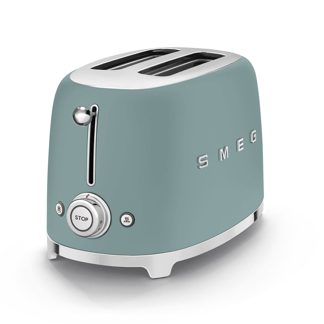 Smeg TSF01EGMEU toaster 6 2 slice(s) 950 W Chrome, Green Smeg TSF01EGMEU toaster 6 2 slice(s) 950 W Chrome, Green