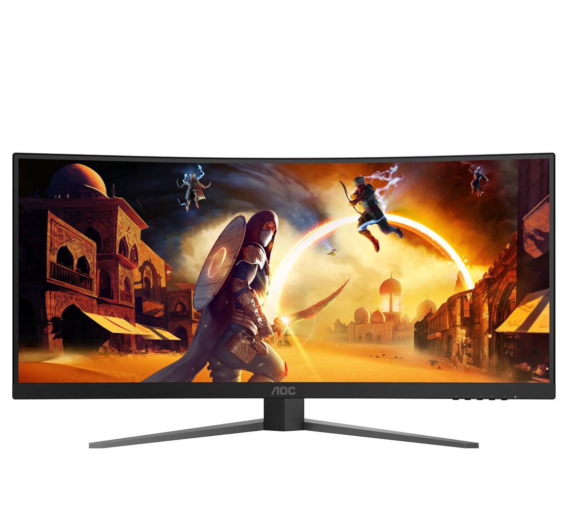 AOC G4 CU34G4 computer monitor 86.4 cm (34") 3440 x 1440 pixels Wide Quad HD LED Black, Red AOC G4 CU34G4 computer monitor 86.4 cm (34") 3440 x 1440 pixels Wide Quad HD LED Black, Red