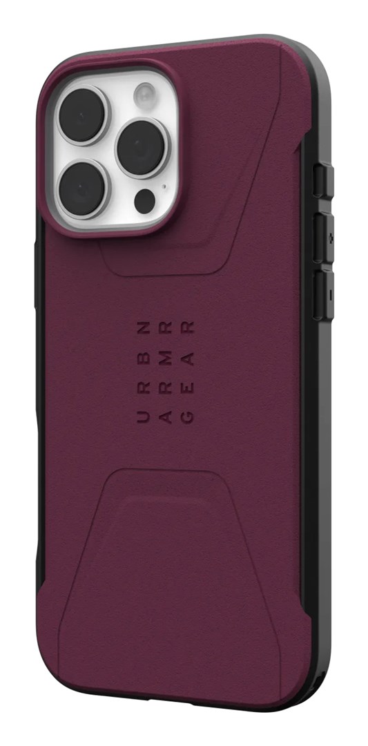 Urban Armor Gear Civilian mobile phone case 17.5 cm (6.9") Cover Bordeaux Urban Armor Gear Civilian mobile phone case 17.5 cm (6.9") Cover Bordeaux