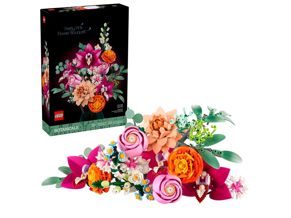LEGO ICONS 10342 The Botanical Collection - Pretty Pink Flower Bouquet LEGO ICONS 10342 The Botanical Collection - Pretty Pink Flower Bouquet