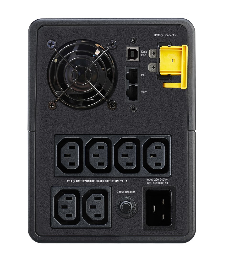 APC Back-UPS, 2200VA, Tower, 230V, 6x IEC C13 outlets, AVR APC Back-UPS, 2200VA, Tower, 230V, 6x IEC C13 outlets, AVR