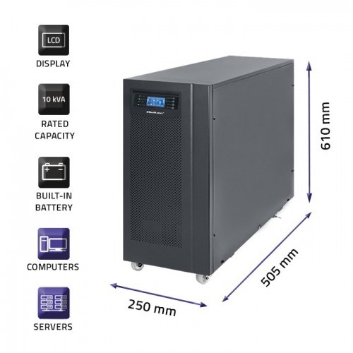 Qoltec - UPS - 8 kW - 10000 VA Qoltec - UPS - 8 kW - 10000 VA