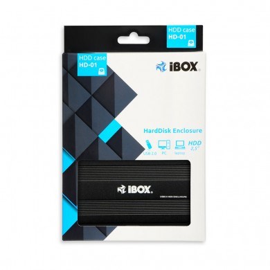 iBox HD-01 HDD enclosure Black 2.5" iBox HD-01 HDD enclosure Black 2.5"