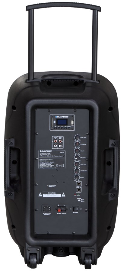 Blaupunkt PA12 Public Address (PA) system 650 W Black Blaupunkt PA12 Public Address (PA) system 650 W Black