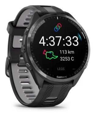 Garmin Forerunner 965 3.56 cm (1.4") AMOLED 47 mm Digital 454 x 454 pixels Touchscreen Black Wi-Fi GPS (satellite) Garmin Forerunner 965 3.56 cm (1.4") AMOLED 47 mm Digital 454 x 454 pixels Touchscreen Black Wi-Fi GPS (satellite)