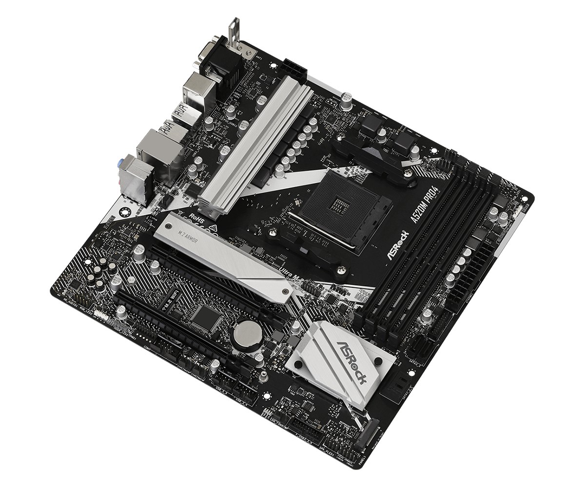Asrock A520M Pro4 Socket AM4 micro ATX Asrock A520M Pro4 Socket AM4 micro ATX