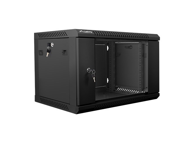 Lanberg WF01-6406-10B rack cabinet 6U Wall mounted rack Black Lanberg WF01-6406-10B rack cabinet 6U Wall mounted rack Black