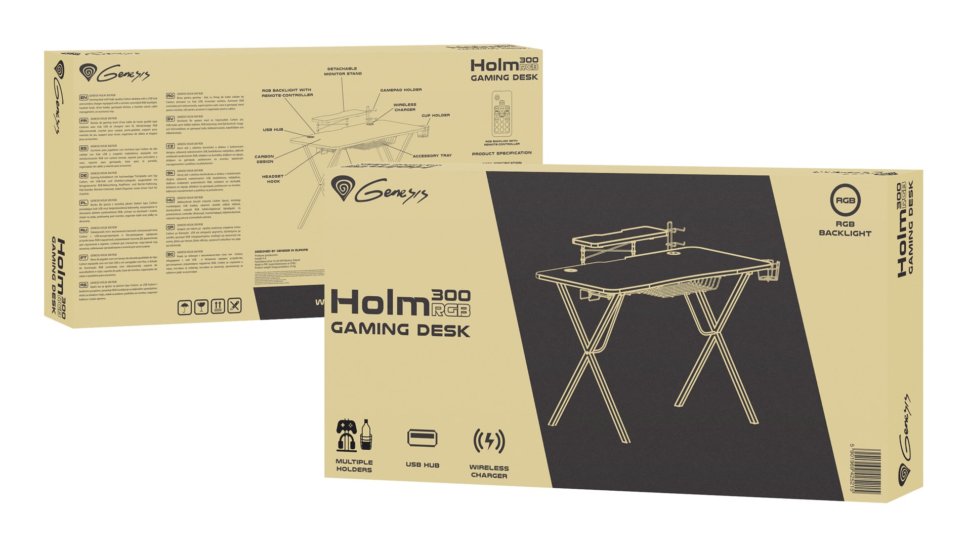 GENESIS Holm 300 RGB Black GENESIS Holm 300 RGB Black