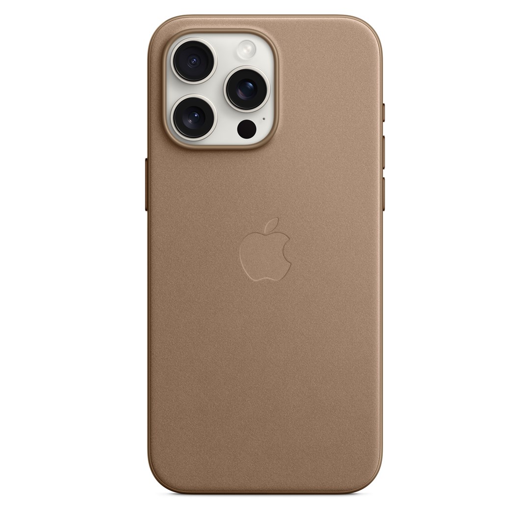 Apple iPhone 15 Pro Max FineWoven Case with MagSafe - Taupe Apple iPhone 15 Pro Max FineWoven Case with MagSafe - Taupe