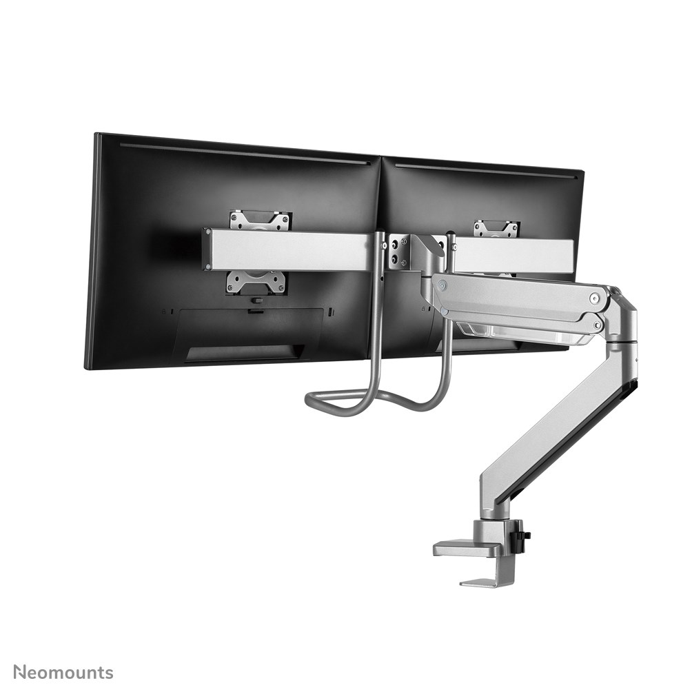 Neomounts NM-D775DXSILVER Monitor arm 10-32" - gas spring - Topfix - 180°-stop Neomounts NM-D775DXSILVER Monitor arm 10-32" - gas spring - Topfix - 180°-stop