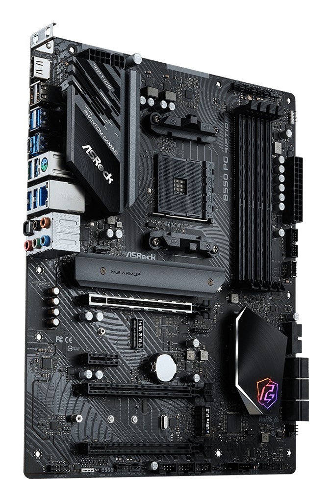 Asrock B550 PG Riptide AMD B550 Socket AM4 ATX Asrock B550 PG Riptide AMD B550 Socket AM4 ATX