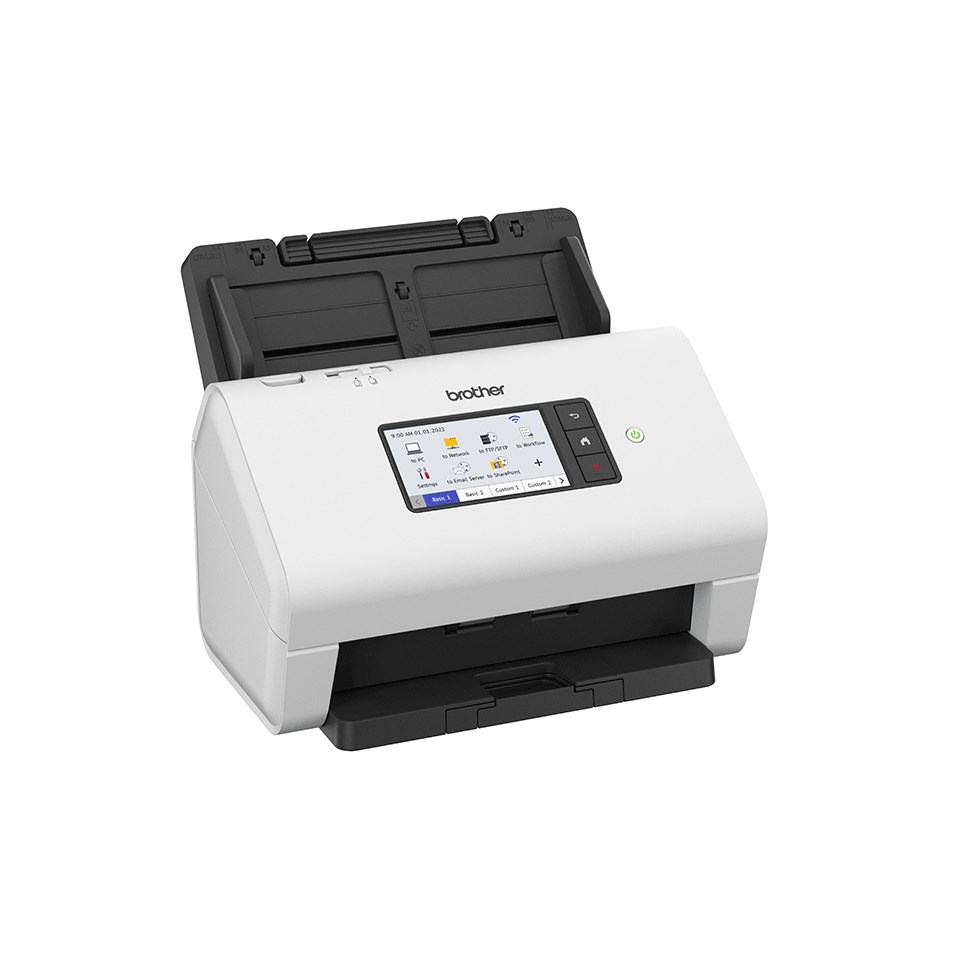 Brother ADS-4900W scanner ADF + Sheet-fed scanner 600 x 600 DPI A4 Black, White Brother ADS-4900W scanner ADF + Sheet-fed scanner 600 x 600 DPI A4 Black, White