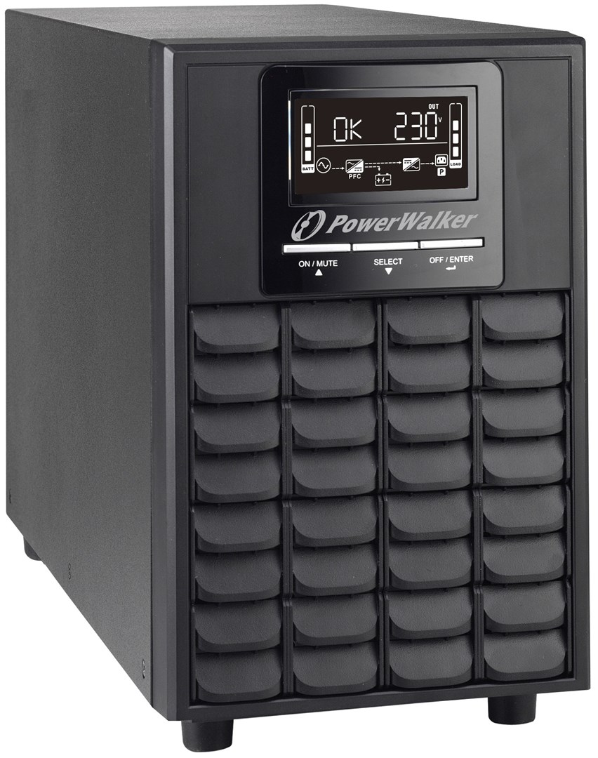 PowerWalker VFI 1000 CG PF1 uninterruptible power supply (UPS) Double-conversion (Online) 1 kVA 1000 W 4 AC outlet(s) PowerWalker VFI 1000 CG PF1 uninterruptible power supply (UPS) Double-conversion (Online) 1 kVA 1000 W 4 AC outlet(s)