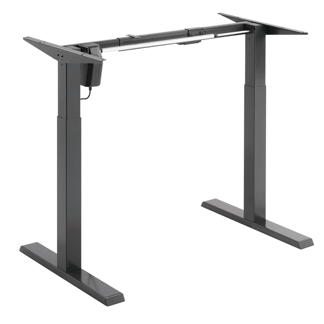 Ergo Office Height-Adjustable Electric Desk, Grey, Max Height 123cm, 80 kg - without Tabletop, for Standing Seated Work, ER-433 Ergo Office Height-Adjustable Electric Desk, Grey, Max Height 123cm, 80 kg - without Tabletop, for Standing Seated Work, ER-433