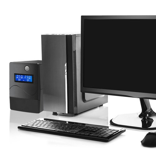 Qoltec Monolith uninterruptible power supply (UPS) Double-conversion (Online) 0.65 kVA 360 W 2 AC outlet(s) Qoltec Monolith uninterruptible power supply (UPS) Double-conversion (Online) 0.65 kVA 360 W 2 AC outlet(s)