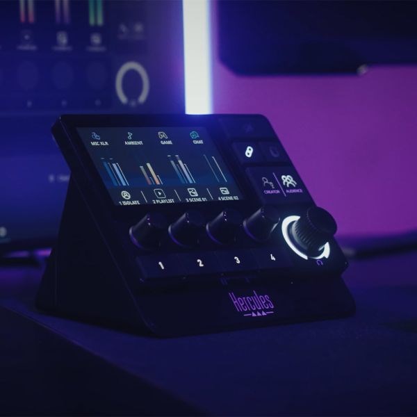 Hercules Stream 200 XLR Black 9 buttons Hercules Stream 200 XLR Black 9 buttons