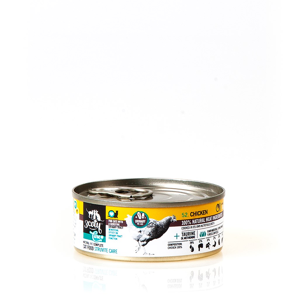 3COTY Chicken Struvite care - wet cat food - 80g 3COTY Chicken Struvite care - wet cat food - 80g