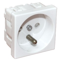 Alantec PZ01B socket-outlet White Alantec PZ01B socket-outlet White
