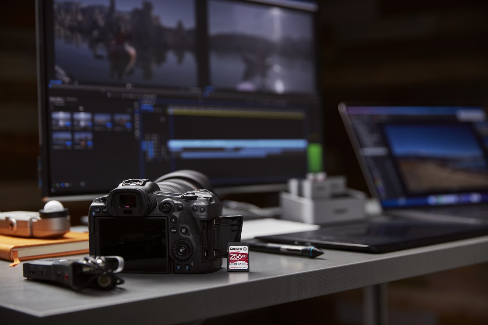 Kingston Technology 256GB Canvas React Plus SDXC UHS-II 300R/260W U3 V90 for Full HD/4K/8K Kingston Technology 256GB Canvas React Plus SDXC UHS-II 300R/260W U3 V90 for Full HD/4K/8K