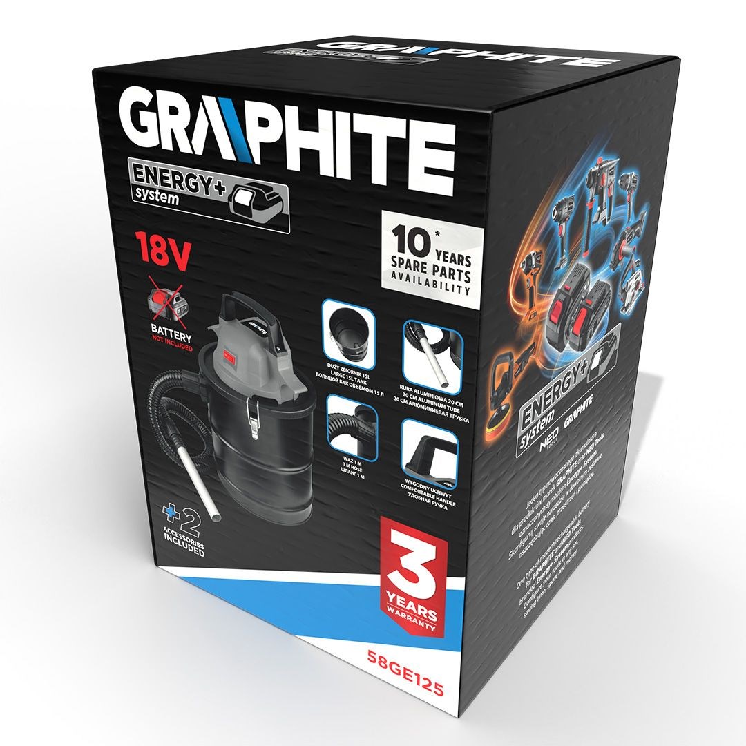 Graphite 58GE125 ash vacuum Graphite 58GE125 ash vacuum
