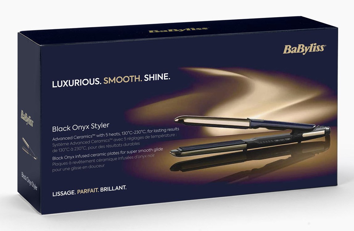BaByliss ST484E hair styling tool Straightening iron Warm Black, Gold 3.3 m BaByliss ST484E hair styling tool Straightening iron Warm Black, Gold 3.3 m