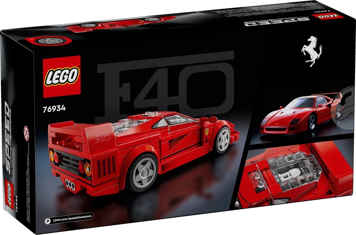 LEGO SPEED CHAMPIONS 76934 Ferrari F40 Supercar LEGO SPEED CHAMPIONS 76934 Ferrari F40 Supercar