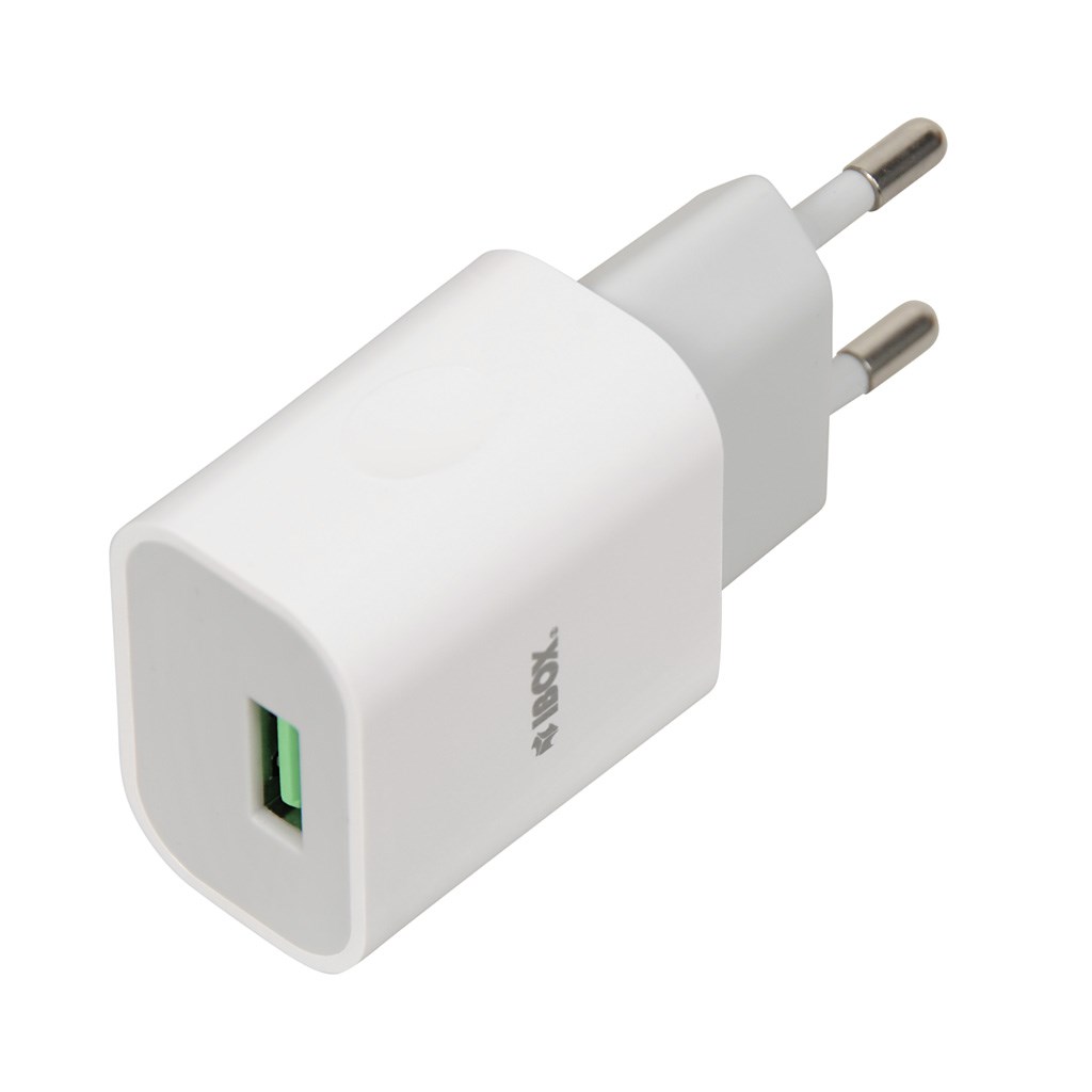 Power charger iBOX C-41 USB 2A, 1 USB port, microUSB cable, White Power charger iBOX C-41 USB 2A, 1 USB port, microUSB cable, White