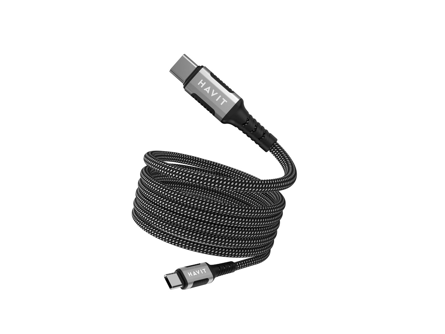 Havit CB6297 - Magnetic cable USB type C to USB type C, 1m (black) Havit CB6297 - Magnetic cable USB type C to USB type C, 1m (black)
