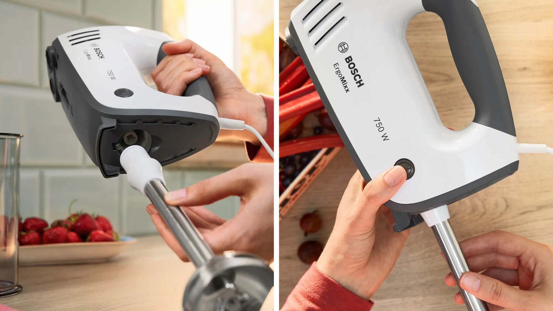 Bosch MFQ37470 Hand mixer 750 W Black, White Bosch MFQ37470 Hand mixer 750 W Black, White