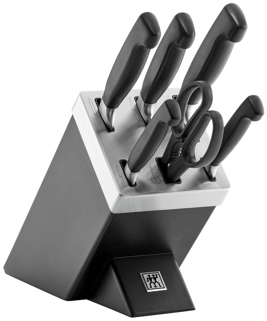 ZWILLING FOUR STAR 35145-007-0 kitchen knife/cutlery block set 7 pc(s) Black ZWILLING FOUR STAR 35145-007-0 kitchen knife/cutlery block set 7 pc(s) Black