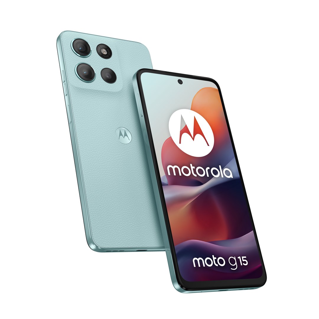 Motorola moto g15 17.1 cm (6.72") Dual SIM Android 15 4G USB Type-C 8 GB 128 GB 5200 mAh Light Blue Motorola moto g15 17.1 cm (6.72") Dual SIM Android 15 4G USB Type-C 8 GB 128 GB 5200 mAh Light Blue